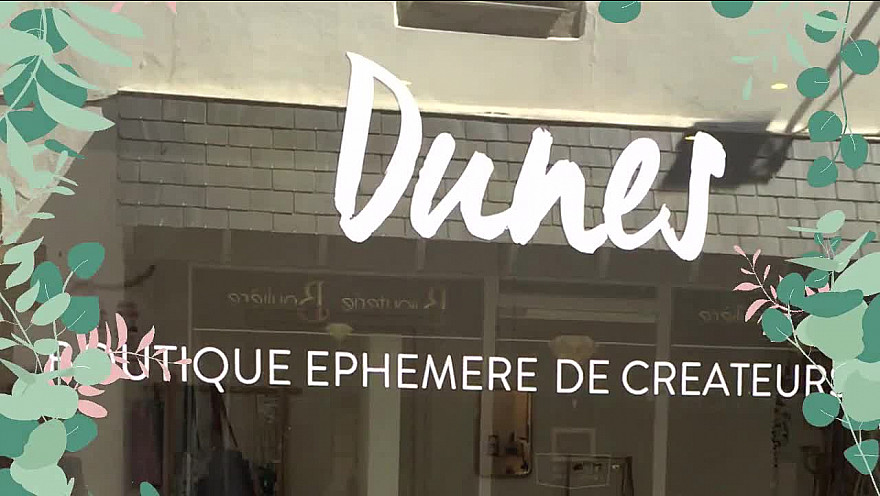 La boutique éphémère Dunes au Pouliguen a ouvert ses portes pour la 3ème saison