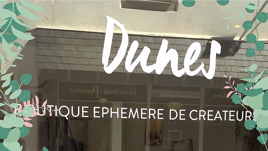 La boutique éphémère Dunes au Pouliguen a ouvert ses portes pour la 3ème saison